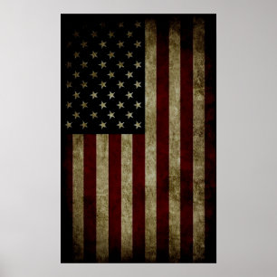 Amerikaanse vlag poster