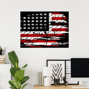 Amerikaanse vlag Poster