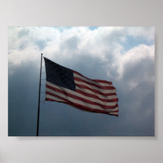 Amerikaanse vlag poster