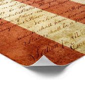 Amerikaanse vlag poster (Hoek)