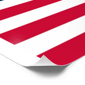 Amerikaanse vlag Poster VS Perfect Poster (Hoek)