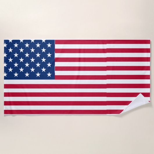 Amerikaanse vlag Pride Design-76353 Strandlaken (Voorkant)