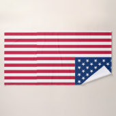 Amerikaanse Vlag Pride Design Badhanddoek (Badhanddoek)