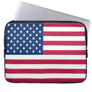Amerikaanse Vlag Pride Design Laptop Sleeve