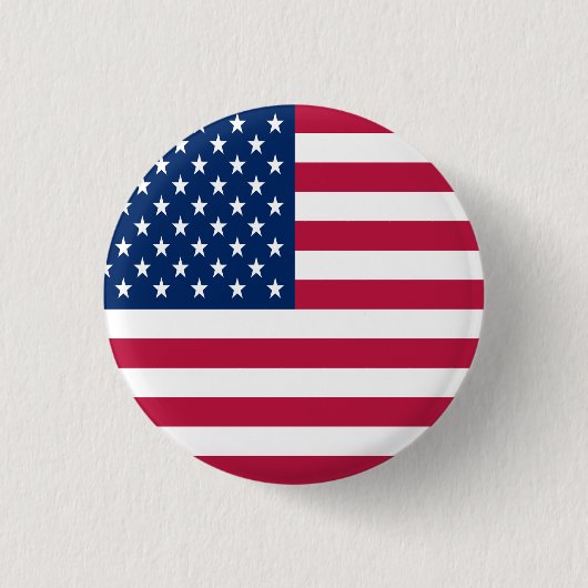 Amerikaanse Vlag Pride Design Ronde Button 3,2 Cm (Voorkant)