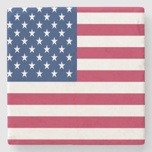 Amerikaanse Vlag Pride Design Stenen Onderzetter