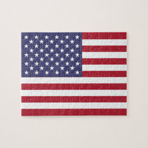 Amerikaanse Vlag Puzzel, VS, Verenigde Staten Legpuzzel