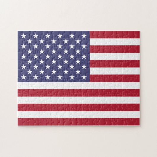 Amerikaanse vlag Puzzle Legpuzzel (Horizontaal)