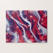 Amerikaanse vlag Puzzle Legpuzzel (Horizontaal)