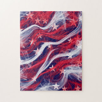 Amerikaanse vlag Puzzle Legpuzzel