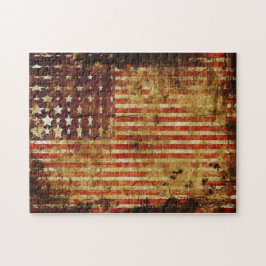 Amerikaanse vlag - Puzzle Legpuzzel
