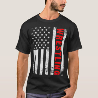  Amerikaanse vlag: Quote Wrestler T-shirt