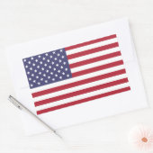 Amerikaanse vlag rechthoek Sticker (Envelop)