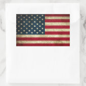 Amerikaanse vlag Rechthoekige Sticker (Tas)