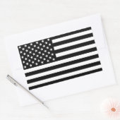 Amerikaanse vlag rechthoekige sticker (Envelop)