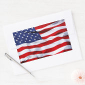 Amerikaanse vlag rechthoekige Stickers (Envelop)