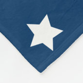 Amerikaanse vlag Red White Blue aangepaste monogra Fleece Deken (Hoek)
