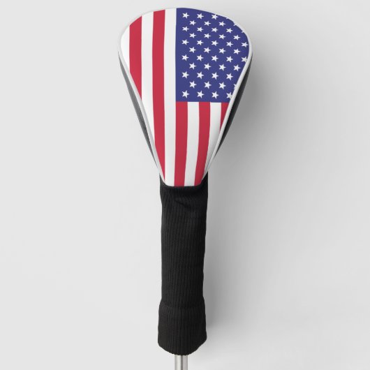 Amerikaanse vlag Red White Blue Patriotic Golfheadcover (Voorkant)