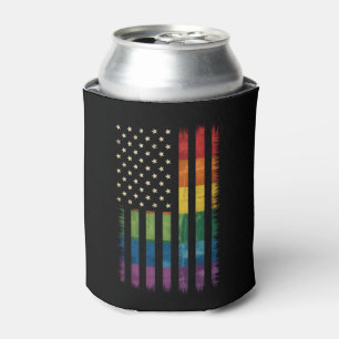 Amerikaanse Vlag Regenboog Pride Homoseksueel Lesb Blikjeskoeler