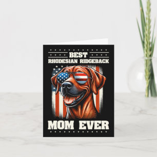 Amerikaanse vlag Rhodesian Ridgeback 4 juli Kaart