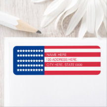 Amerikaanse vlag Rode Blauwe Stars Stripes