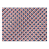 Amerikaanse vlag rode en blauwe muggenspatroon tafelkleed (Voorkant (Horizontaal))