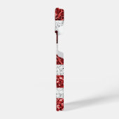 Amerikaanse vlag rode witte snuitjes iPhone hoesje (Linkerkant)