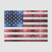 Amerikaanse vlag rode witte snuitjes tissuepapier (Voorkant)