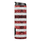 Amerikaanse vlag rode witte spinkelaar thermosbeker (Geroteerd rechts)