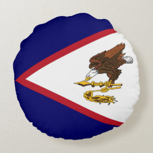 Amerikaanse vlag rond kussen