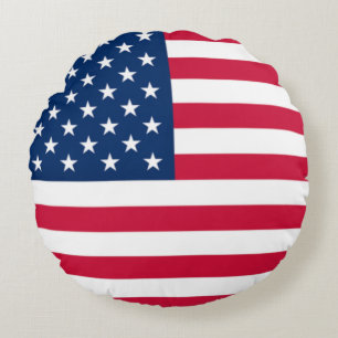 Amerikaanse vlag rond kussen