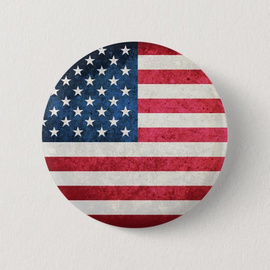 Amerikaanse vlag ronde button 5,7 cm (Voorkant)
