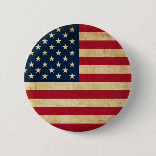  Amerikaanse vlag Ronde Button 5,7 Cm (Voorkant)