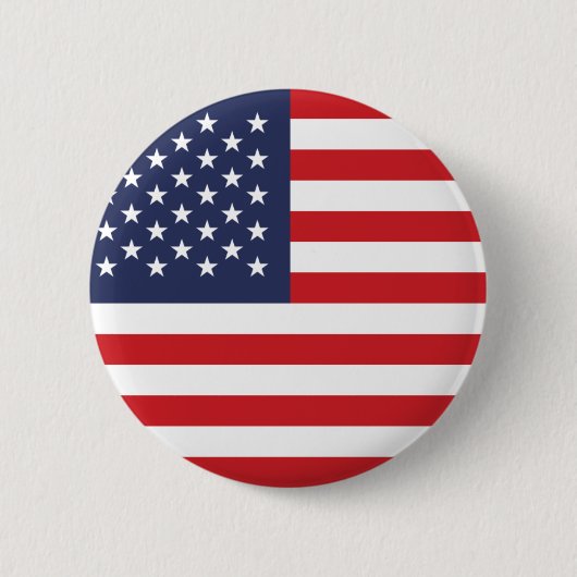 Amerikaanse vlag ronde button 5,7 cm (Voorkant)