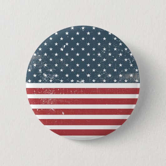 Amerikaanse vlag ronde button 5,7 cm (Voorkant)