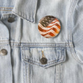 Amerikaanse vlag ronde button 5,7 cm (In situ)