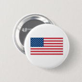 Amerikaanse vlag ronde button 5,7 cm (Voorkant /achterkant)