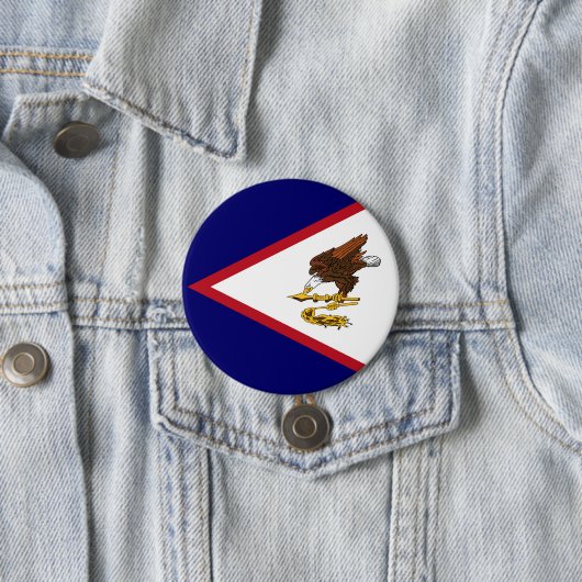 Amerikaanse vlag ronde button 7,6 cm (In situ)