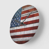 Amerikaanse vlag ronde klok (Hoek)