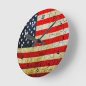 Amerikaanse vlag ronde klok (Hoek)