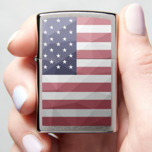 Amerikaanse vlag Rood Wit Blauw Amerika Geometrisc