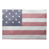 Amerikaanse vlag Rood Wit Blauw Amerika Geometrisc Kussensloop (Achterkant)
