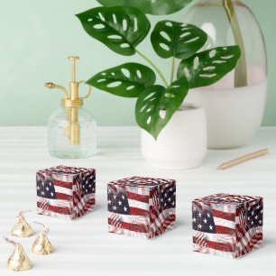 Amerikaanse Vlag Rood Wit Blauw Strepen Sterren Pa Bedankdoosjes