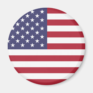 Amerikaanse vlag Round Magnet Magneet