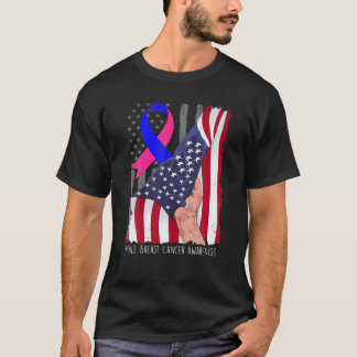 Amerikaanse vlag roze T-shirt