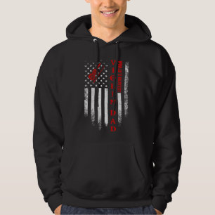  Amerikaanse vlag S Okayest Violin Dad V Hoodie