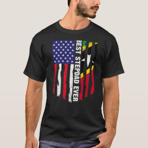Amerikaanse vlag & Saint Kitts en Nevis vlag beste T-shirt
