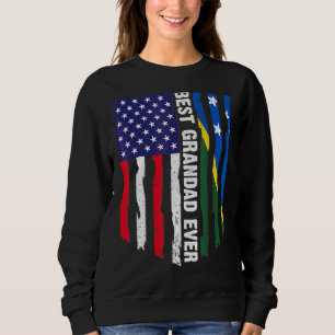 Amerikaanse Vlag & Salomonseilanden Vlag Beste Gra Trui