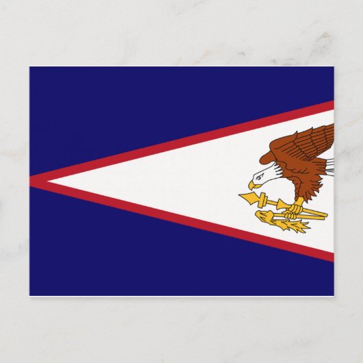 Amerikaanse vlag Samoa Briefkaart (Voorkant)