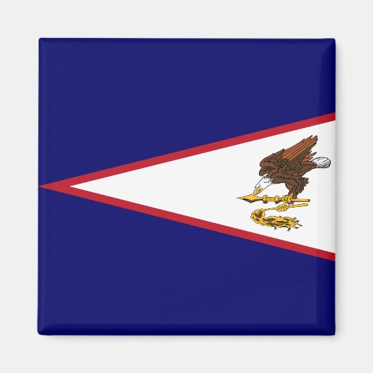Amerikaanse vlag Samoa Magneet (Voorkant)